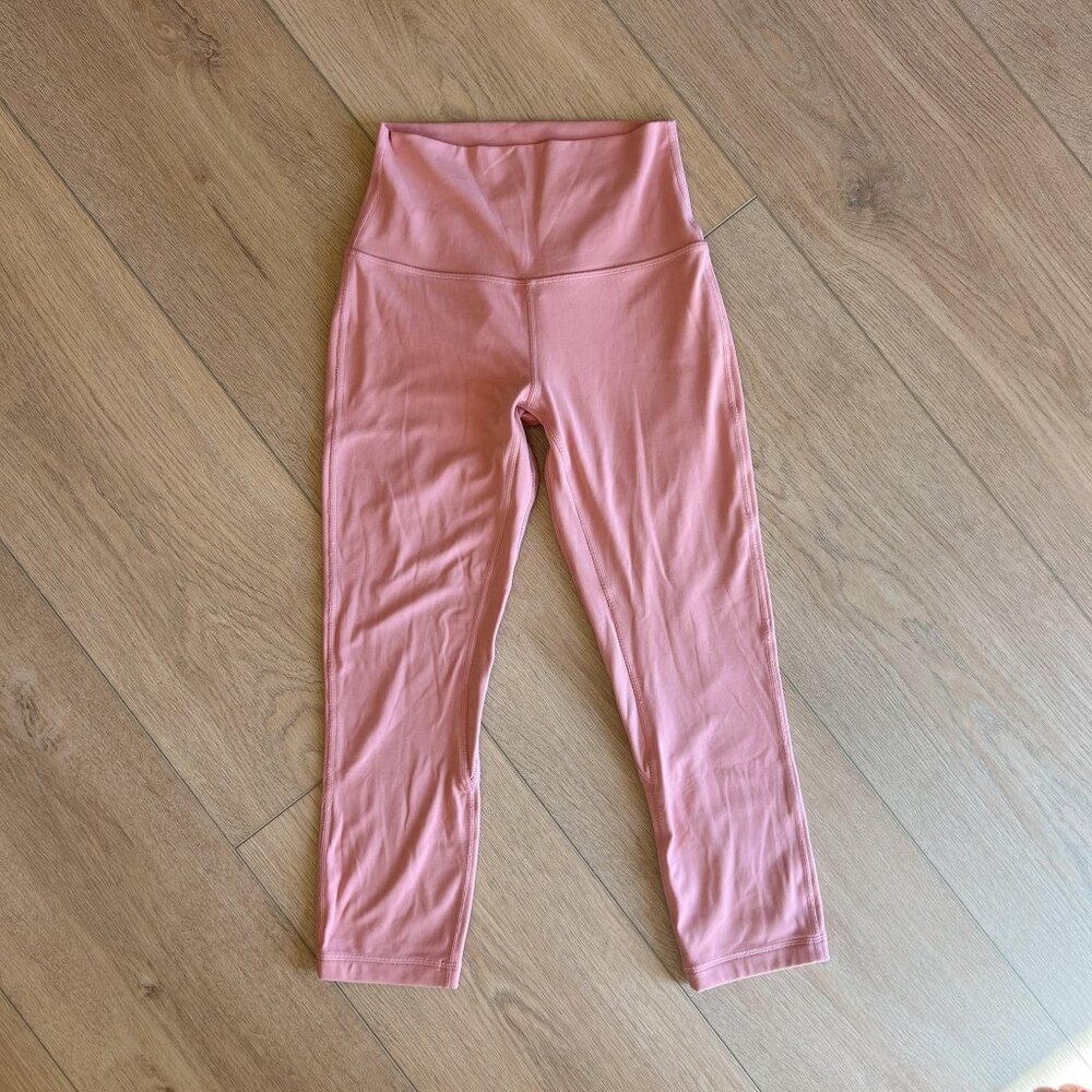 Lululemon Light Pink Leggings 21"